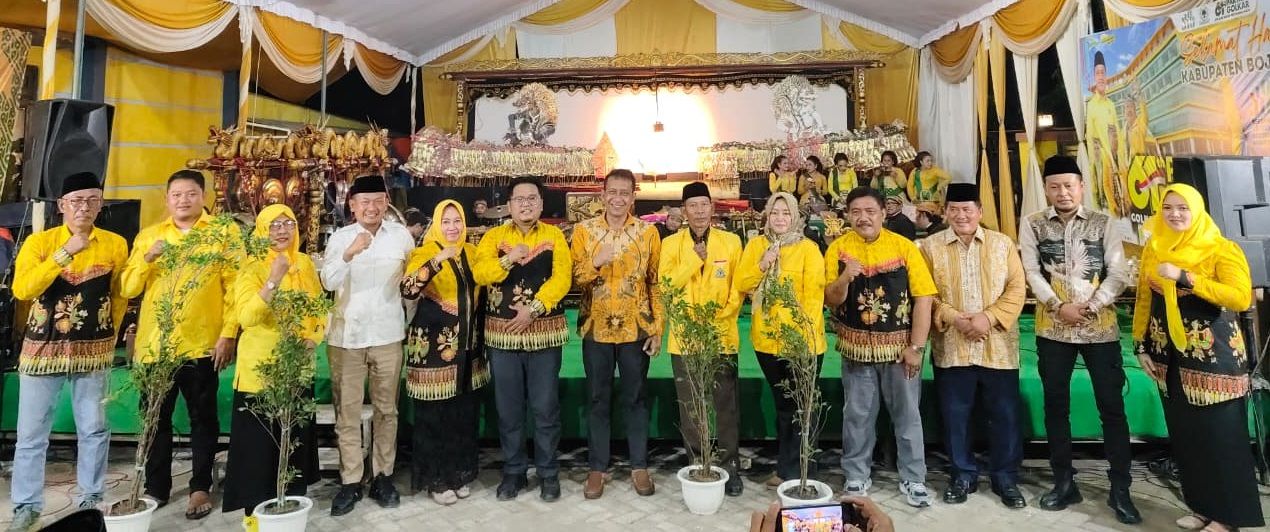 Sinergi Budaya dan Rakyat: Golkar Bojonegoro Rayakan Puncak HUT ke-61 dengan Wayang Kulit dan Pemberdayaan UMKM